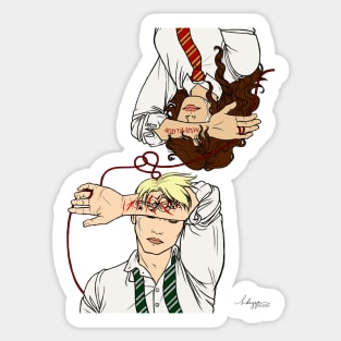 Red String of Fate Sticker